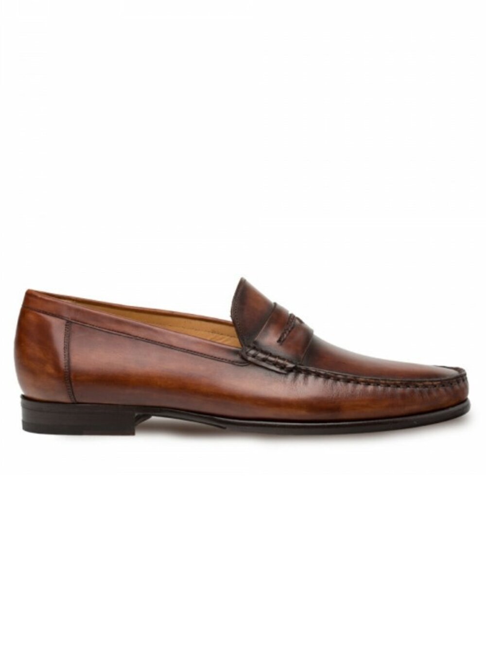 New Mezlan Malaga Penny Loafer Cognac Size 11 M DD36
